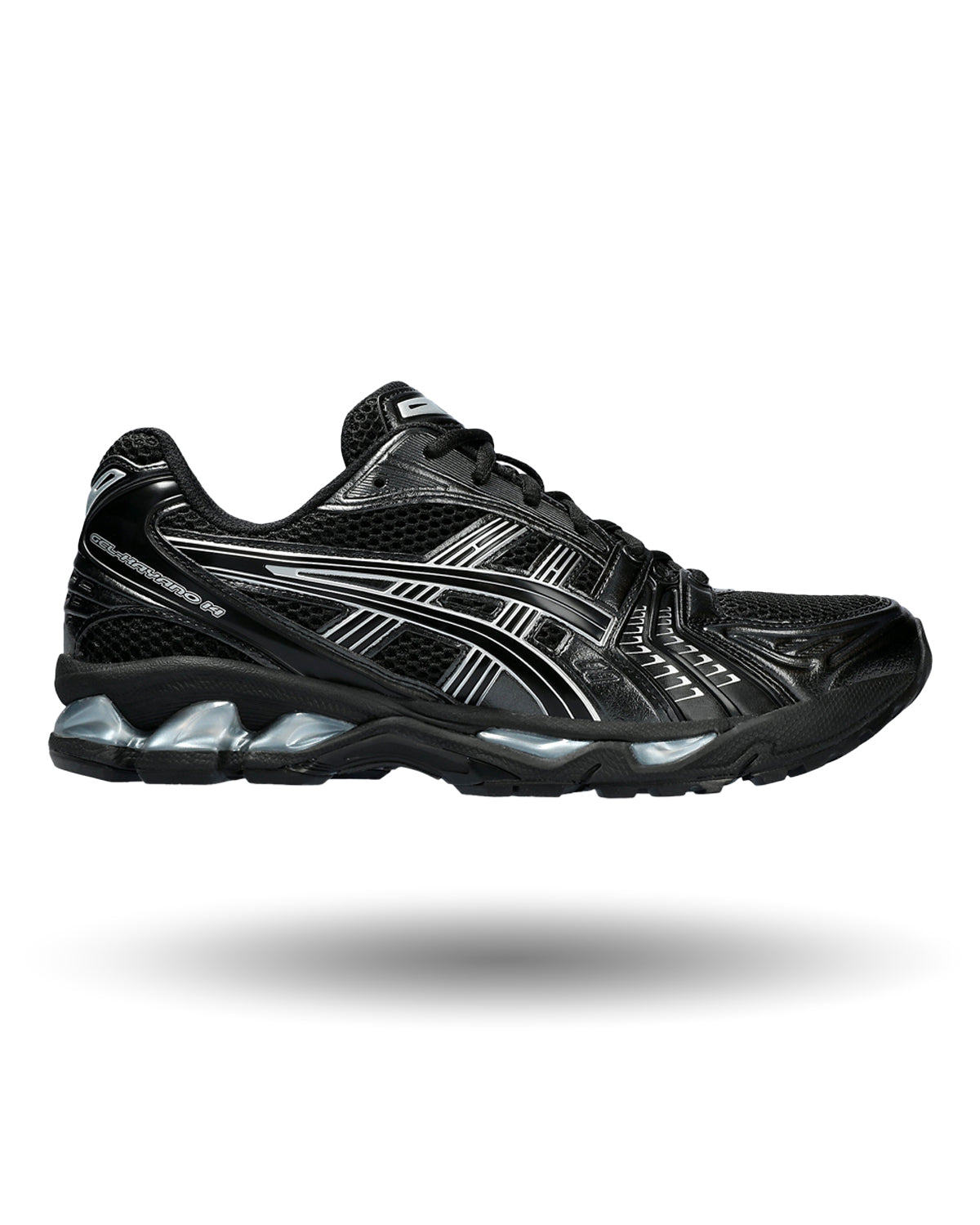 ASICS GEL-Kayano 14 unisex trainers in Black Silver