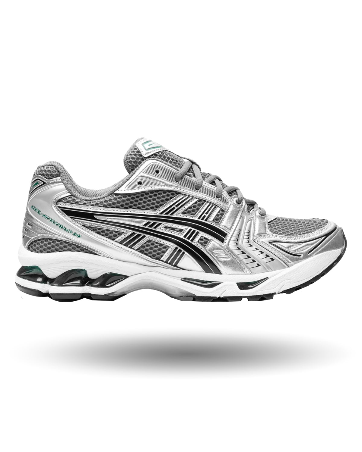 ASICS GEL-Kayano 14 unisex trainers in Grey Silver Green