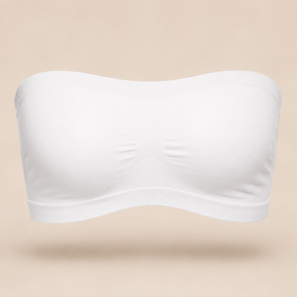 Strapless Bandeau Bra with Breathable Mesh Back