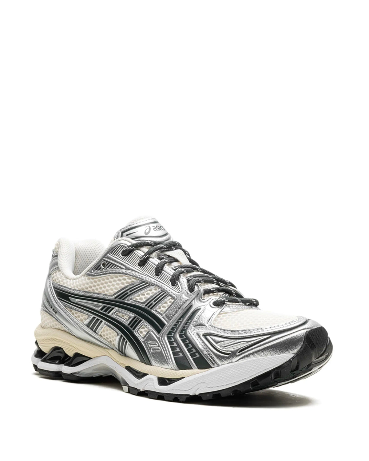 ASICS GEL-Kayano 14 unisex trainers in Cream Silver Black