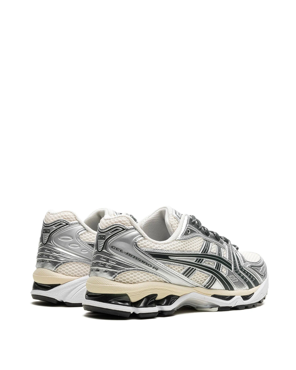 ASICS GEL-Kayano 14 unisex trainers in Cream Silver Black
