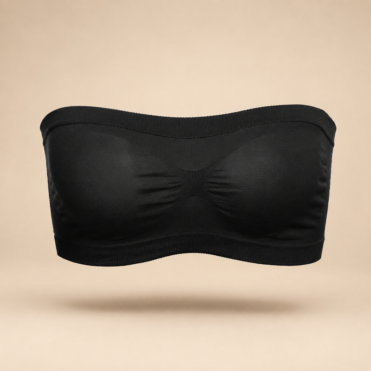 Strapless Bandeau Bra with Breathable Mesh Back