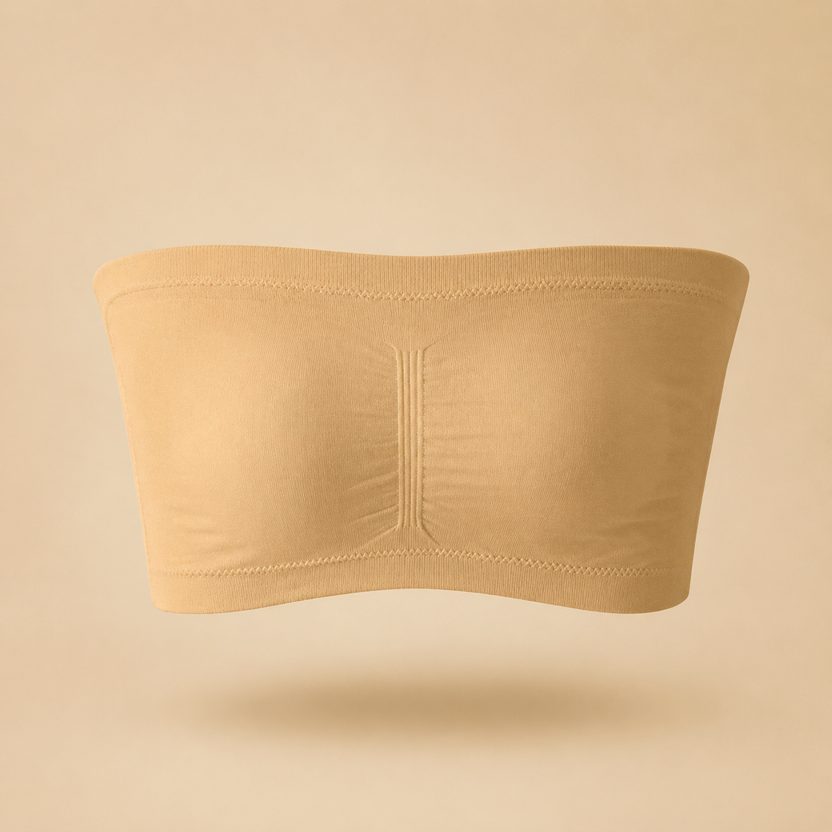 Strapless Bandeau Bra with Breathable Mesh Back