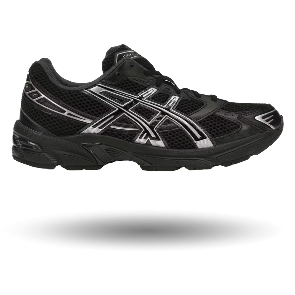 ASICS GEL-1130 women’s trainers in Black Silver
