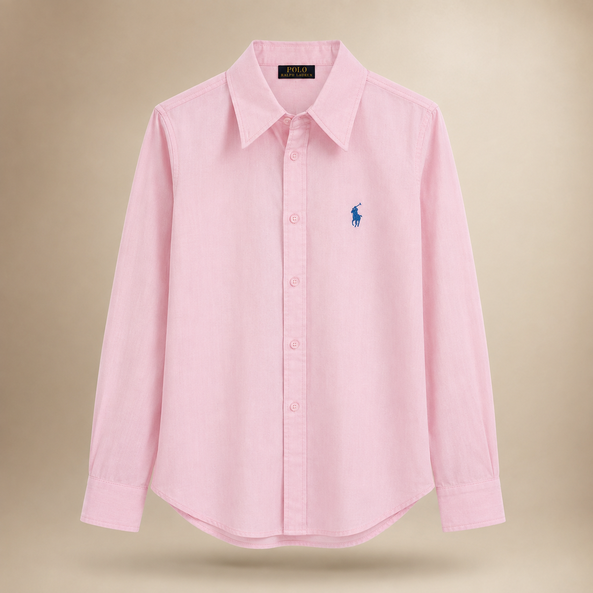 Polo Ralph Lauren Women’s Relaxed-Fit Linen-Look Long Sleeve Shirt