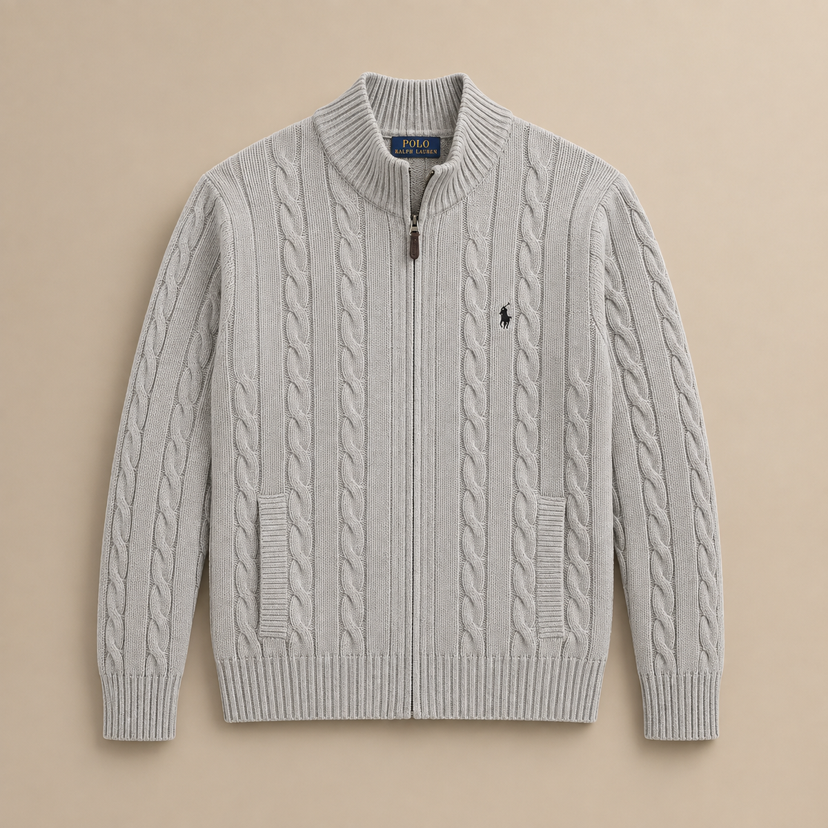 Polo Ralph Lauren Women's Cable-Knit Full-Zip Jumper