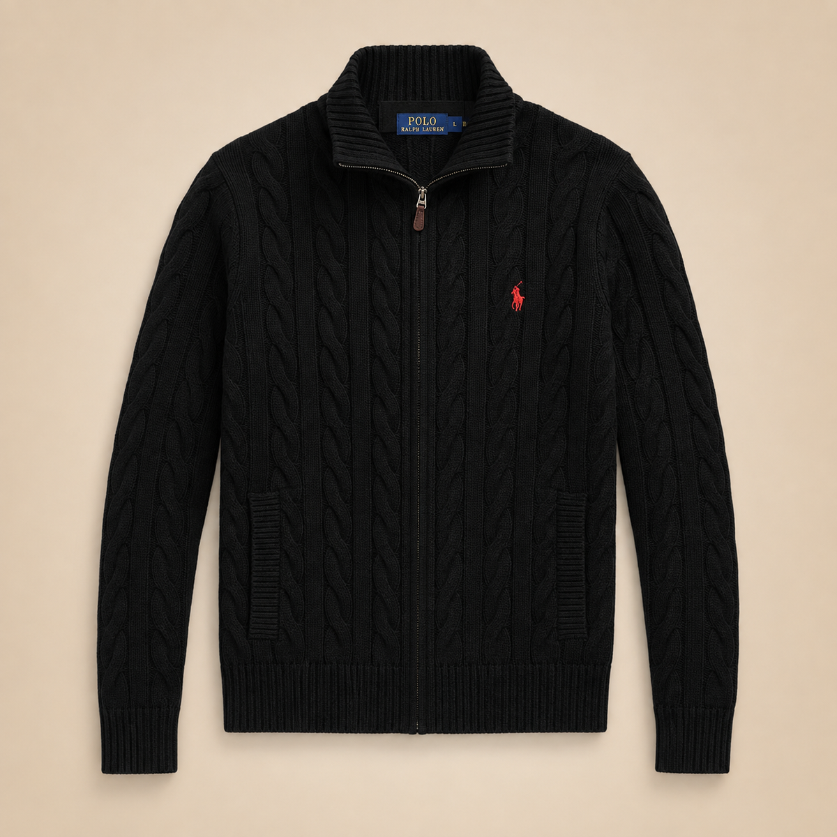 Polo Ralph Lauren Women's Cable-Knit Full-Zip Jumper