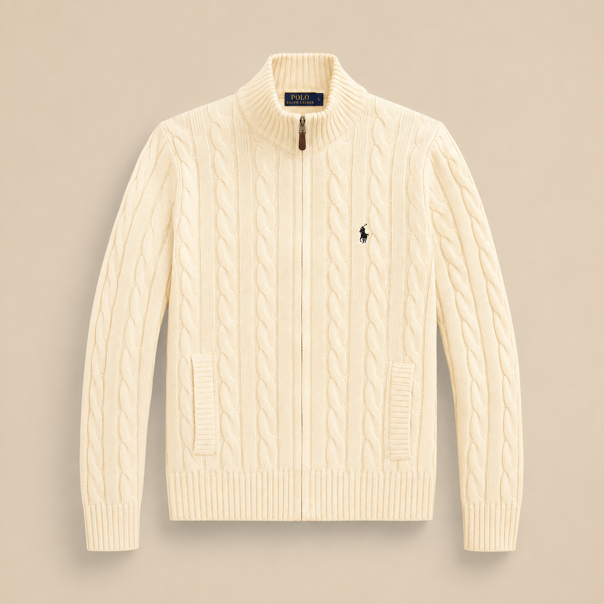 Polo Ralph Lauren Women's Cable-Knit Full-Zip Jumper