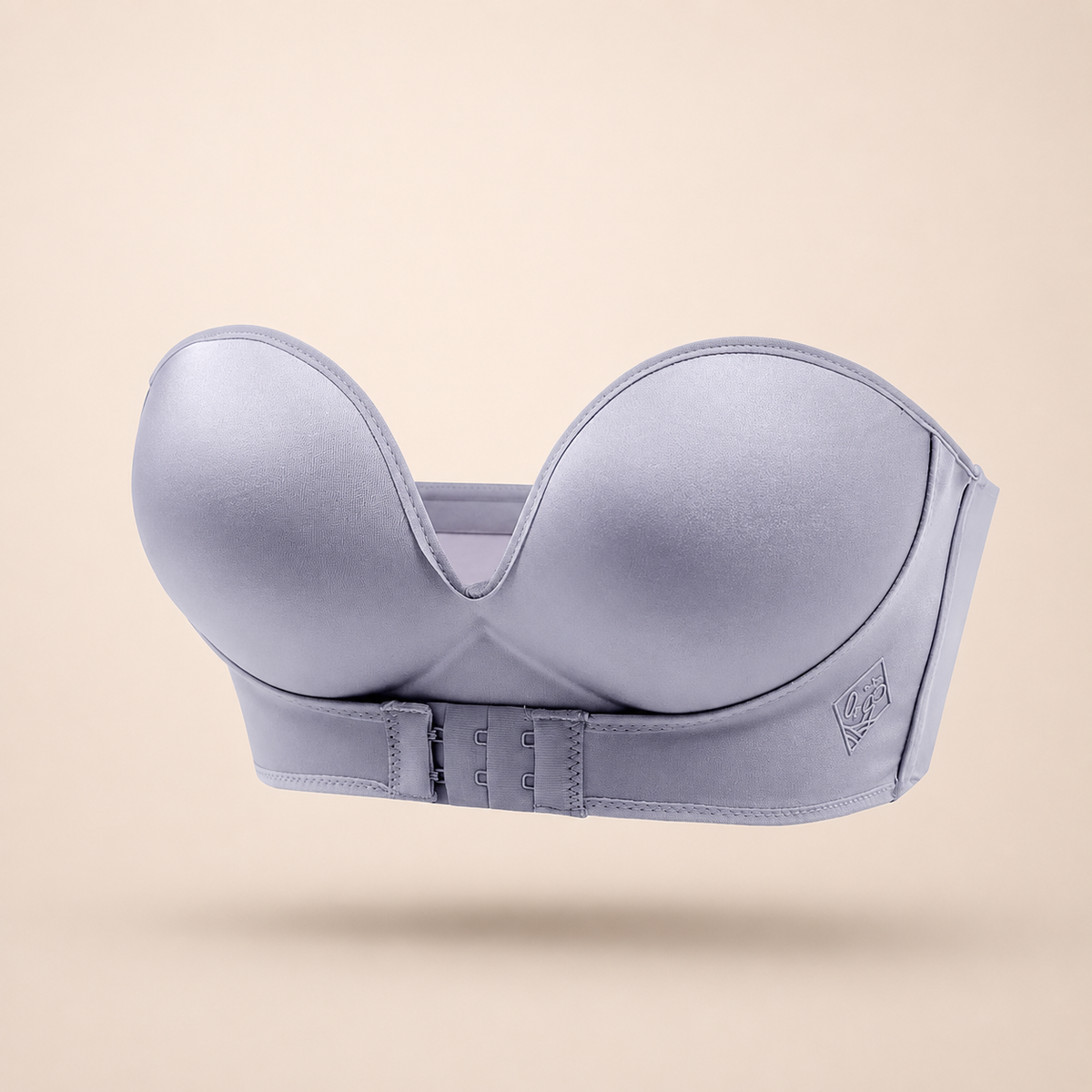 Strapless Front-Closure Wireless Bra