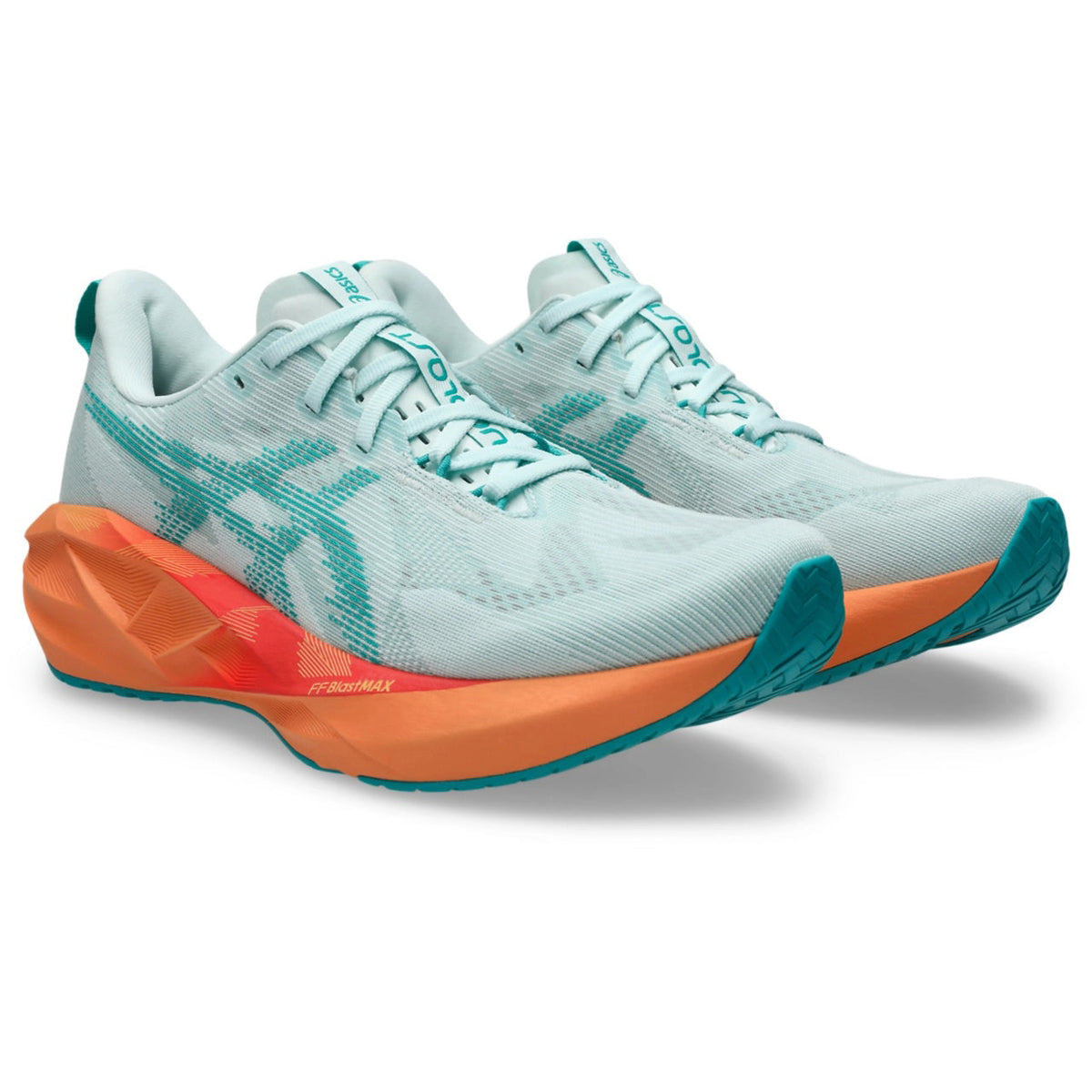 ASICS Novablast 5 women’s running shoes in Aqua Orange