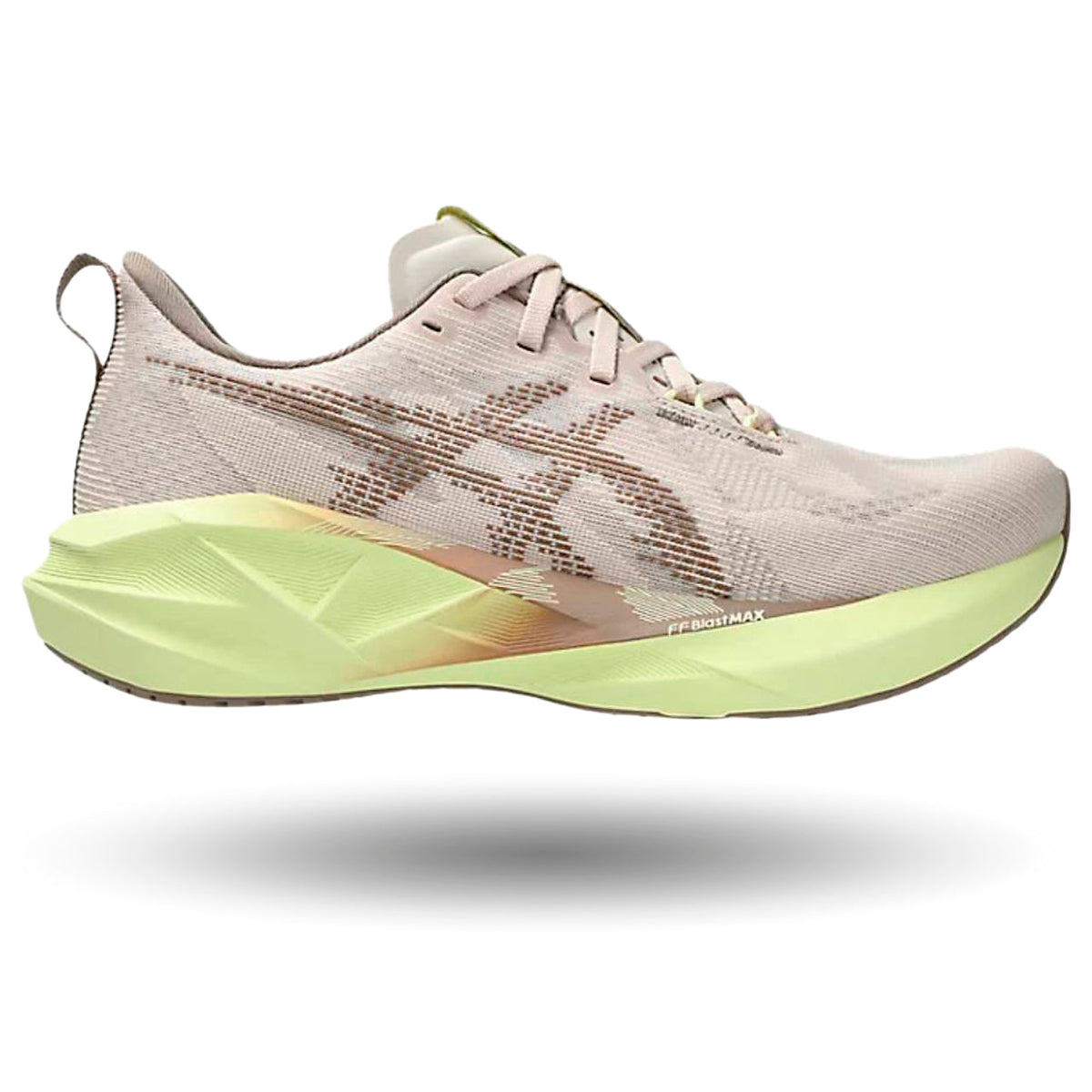ASICS Novablast 5 women’s running shoes in Beige Lime