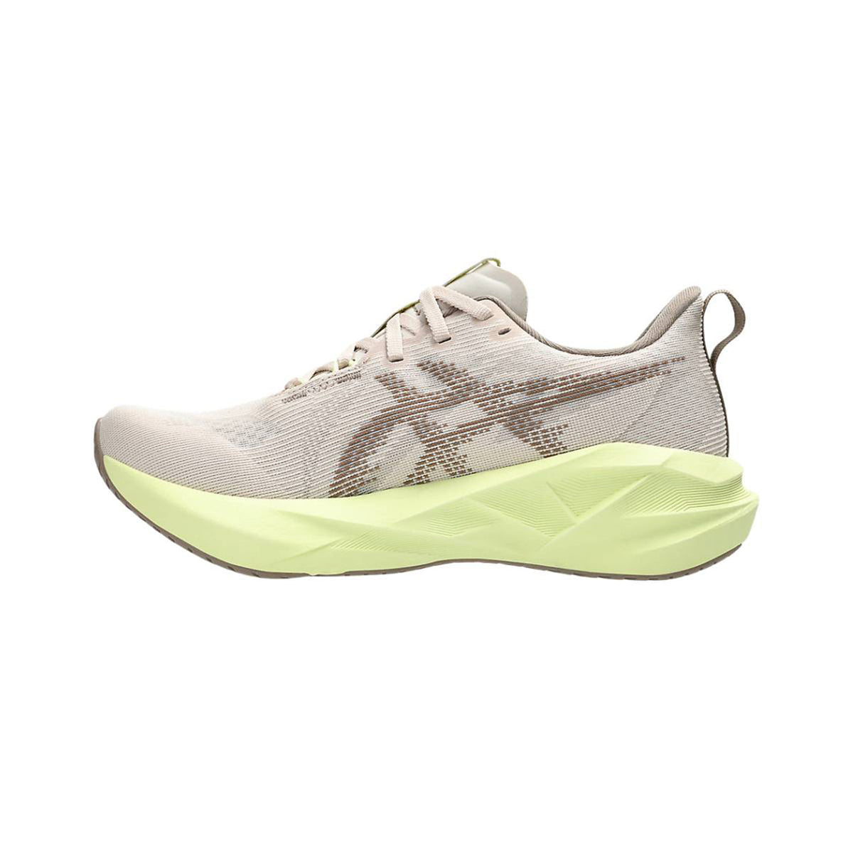 ASICS Novablast 5 women’s running shoes in Beige Lime