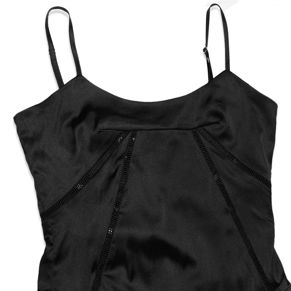 Women's Satin Slip Backless Maxi Dress for Special Occasions