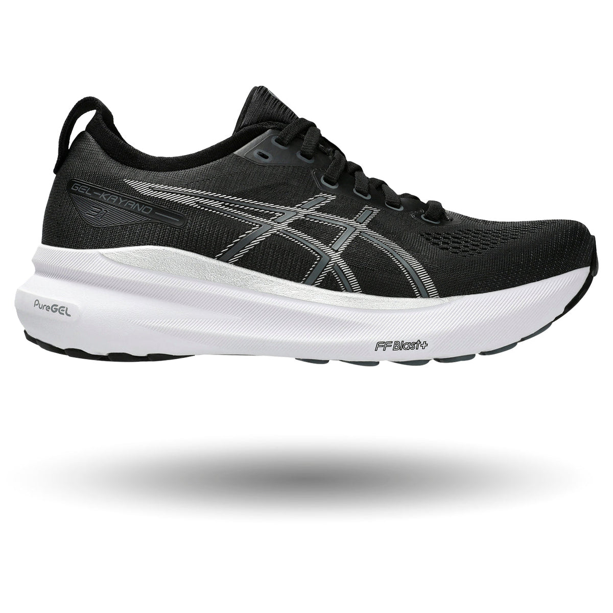ASICS GEL-Kayano 31 women’s running shoes in Black White