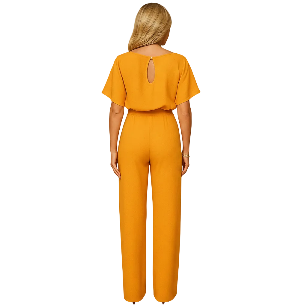 Black Amelia high waist jumpsuit