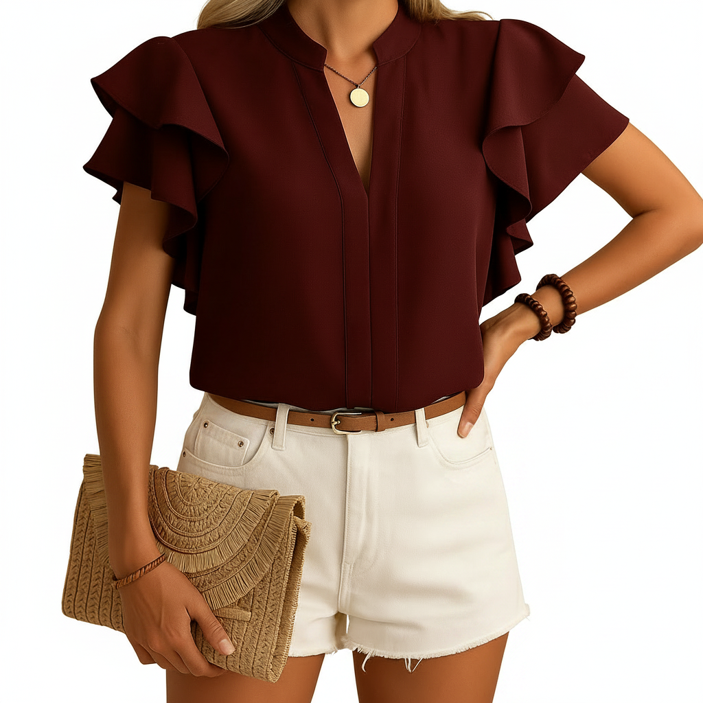 Lightweight breathable fabric Clara blouse