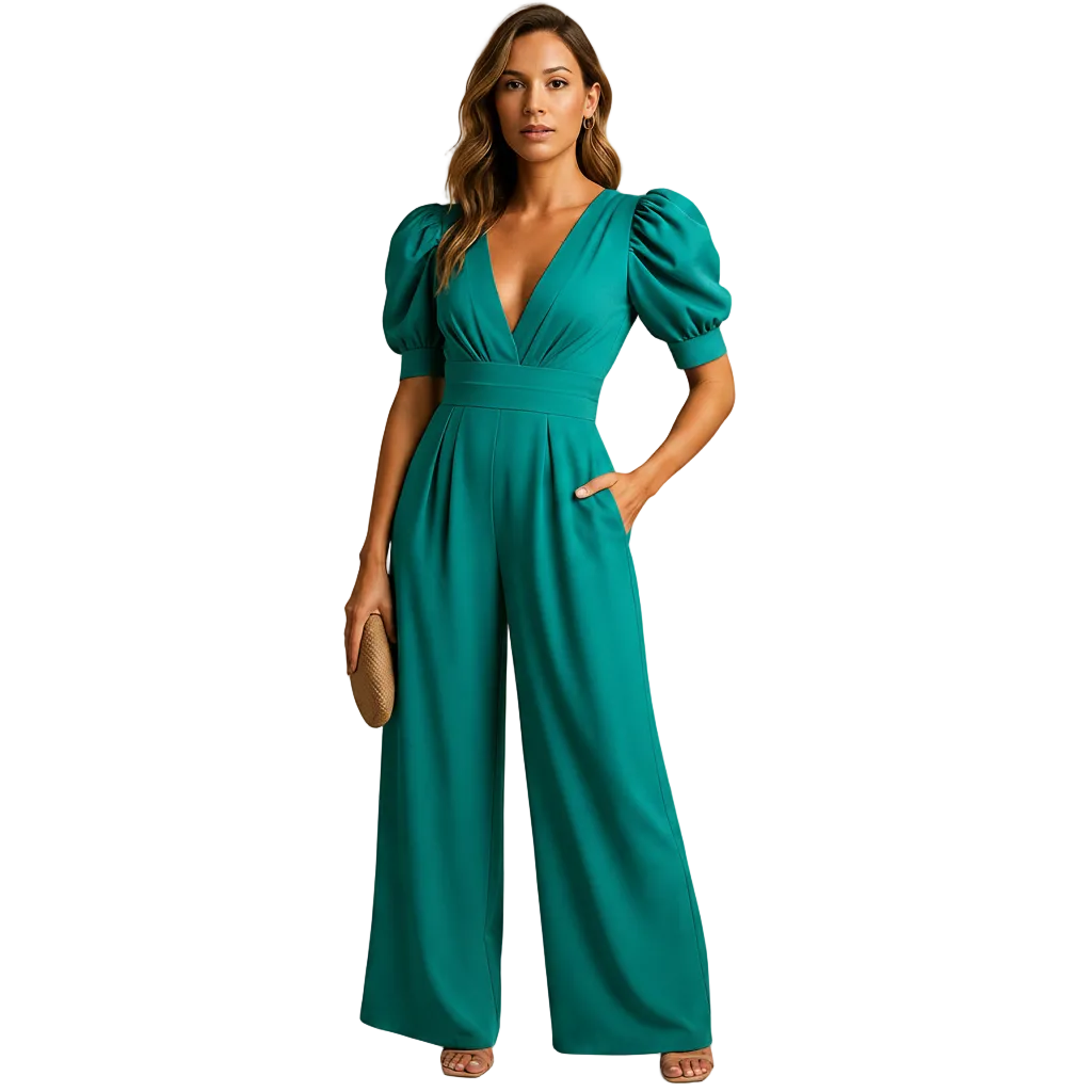 Peach Delilah elegant women jumpsuit