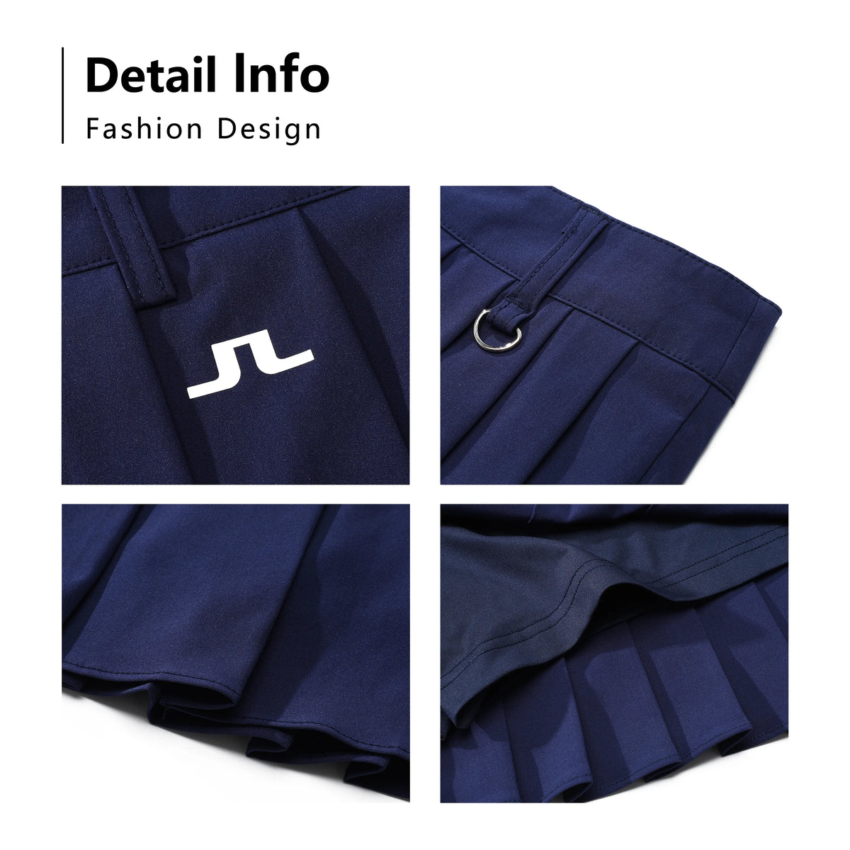 Titleist Performance golf skort in navy with integrated under-shorts and concealed pocket