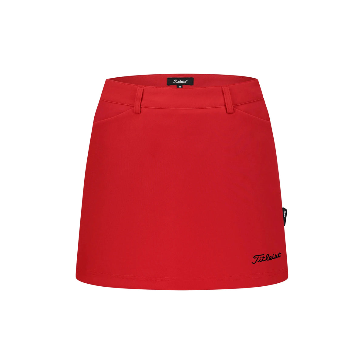 Titleist Tour-Fit high-waisted women's golf skirt with inner compression shorts