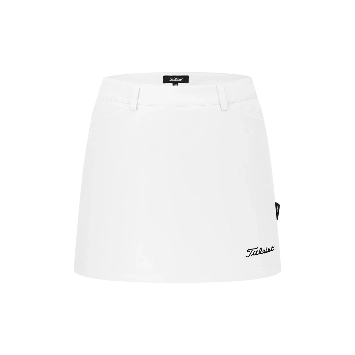 Titleist Tour-Fit high-waisted women's golf skirt with inner compression shorts